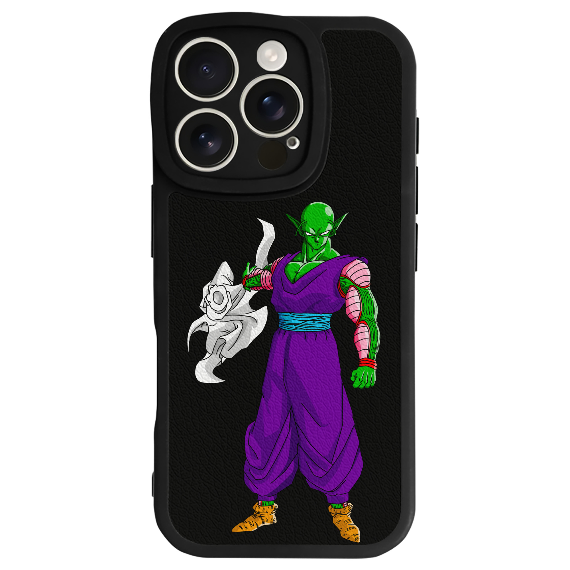 （画像用） ドラゴンボール ピッコロ DRAGON BALL Piccolo 【iPhone 16シリーズ対応】シリコンスマホケース（レザー調） 材質：シリコン